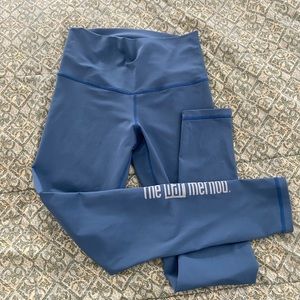 Bar Method branded DYI legging Size M bluish/grey